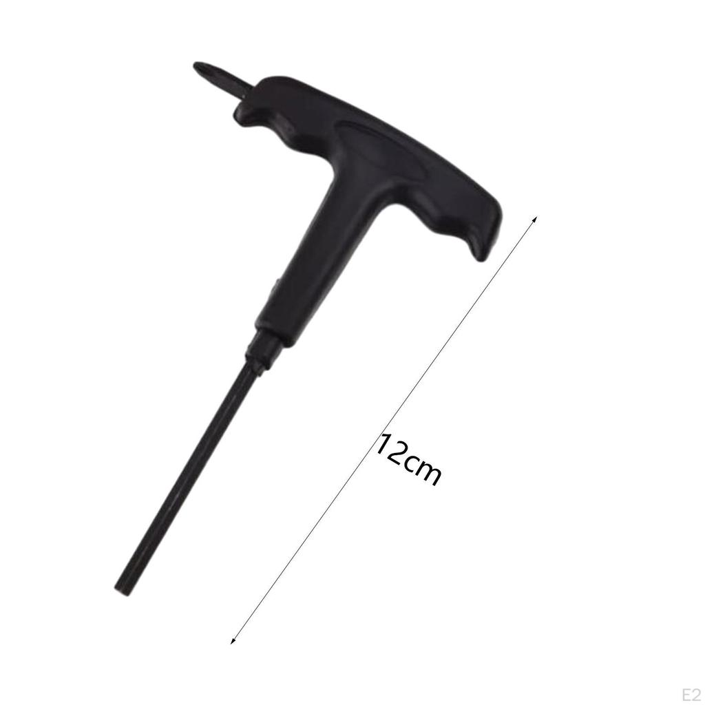 Inline Skates T Handle Wrench Accessory Repair Tool Screwdriver Non Slip, Portable Durable
