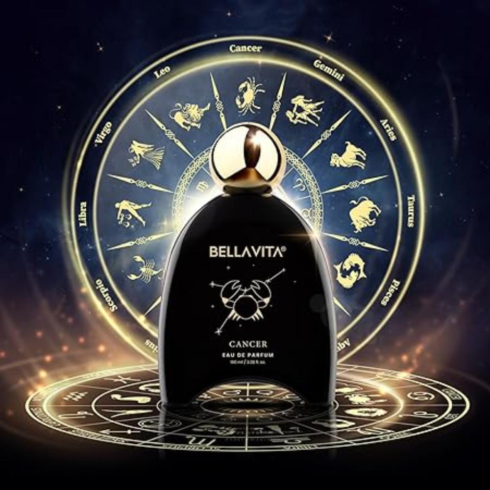 BELLAVITA Zodiac Collection Cancer |  Perfume for Man and Woman | EDP 100ml | Apple, Passionfruit and Patchouli | Fruity, Floral, Woody Premium