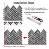 Toilet Stickers Waterproof Self Adhesive Tile Wall Stickers Moisture-proof Oil-proof Wallpaper DIY Anti Fouling Wall Decal
