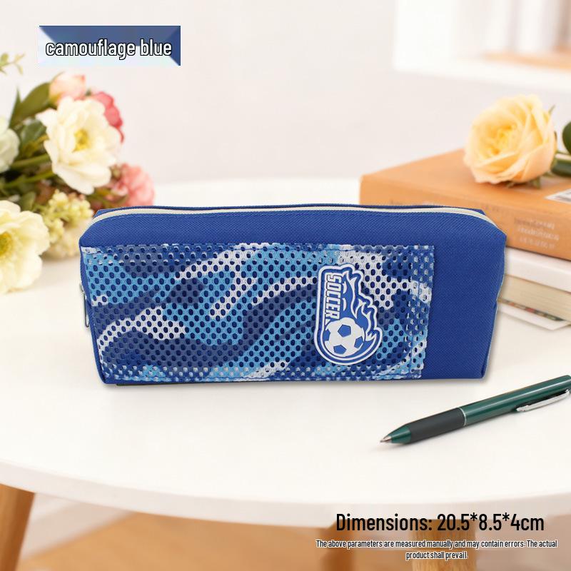 Korean Style Multi-Layer Large Capacity Pencil Case - High Appearance Composite Fabric for Students and Office Supplies