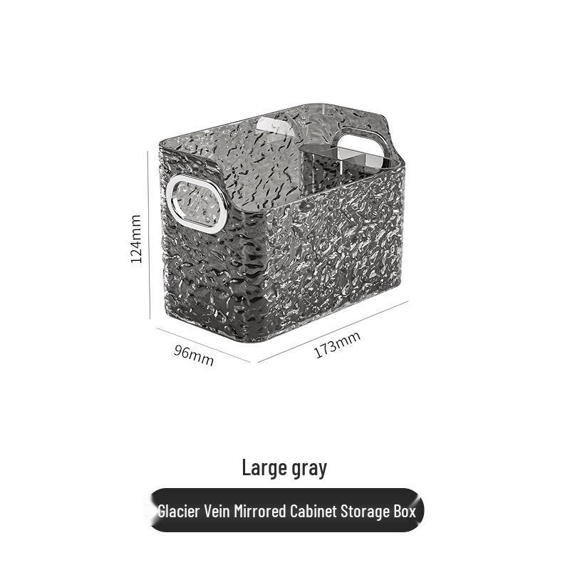 Caixa de Armazenamento de Banheiro de Parede Sem Furos com Espelho Dobrável e Porta Cotonetes à Prova de Pó.
