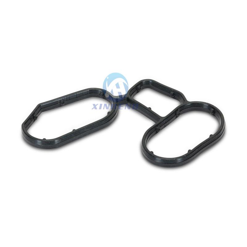 New 2PCS Engine Oil Filter Housing Gasket Seal for BMW E81 E87 E46 E90 E60 E83 N45 N43 N42 N46 Engine 11427508970 11427508971