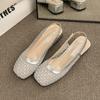 Coarse heel bag head sandals temperament niche single shoes women's 2025 new retro with skirt Mary Jane high heels