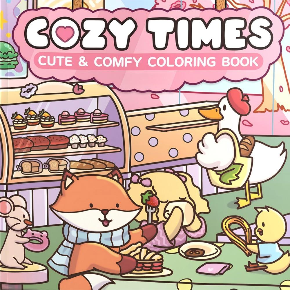 Cartoon Graffiti Painting Book Stress Relief Paperback Creative Doodles Book  for Adults And Teens