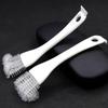 Multipurpose Plastic Pet Cage Brush Featuring Scraping Tool Easyly Grip For Bird Habitat Sanitization