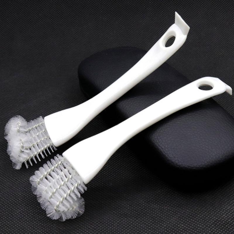 Multipurpose Plastic Pet Cage Brush Featuring Scraping Tool Easyly Grip For Bird Habitat Sanitization