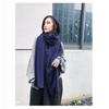 Solid Color Winter Knitted  Scarf Thick Warm Women Wrap Shawls Casual Long Scarves