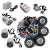 4WD RC Car Chassis Climbing Vehicle Model Building Blocks Compatible Motor Power Function With Suspension Shocks Assembly Bricks