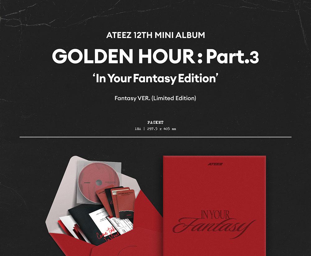 (LIMITED) ATEEZ - GOLDEN HOUR : PART.3 'In Your Fantasy Edition'