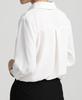Shirt Blouse Sleeves Soft Dress Shirt Loose Fit Large Size No Iron Office Casual Fashion Commuting Everyday Highly Breathable White M [SPRING SEAON]