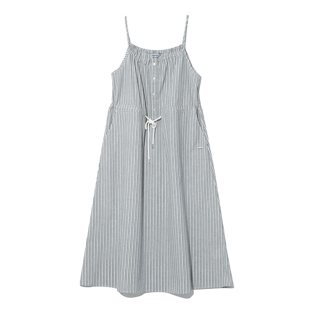 INTERCREW Women'S Waist String Striped Dress Grey Ita2Ol53Age