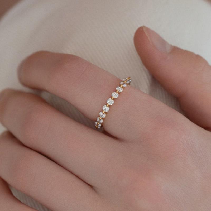 TATIANA (Silver 925) Circle Eternity Ring CR1887 no.13