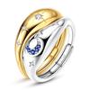Original 925 Silver Adjustable Rings Eyes Clover Cat Dog Classic Design Ring High Quality Ladies Jewelry For Vacation