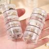 5Layer Jewelry Storage Box Transparent Round Makeup Storage Rack Plastic Bracelet Earring with Cover Organizer Boxes