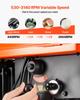 VEVOR 254 mm Benchtop Drill Press, 400W, Bench Drill Press, 440 to 2600 RPM Variable Speed, 0-45 degrees Tilting Worktable