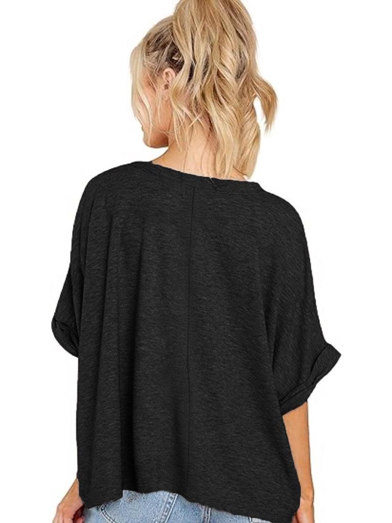 2024 European & American Women's Plus Size Casual Short-Sleeve Loose T-Shirt