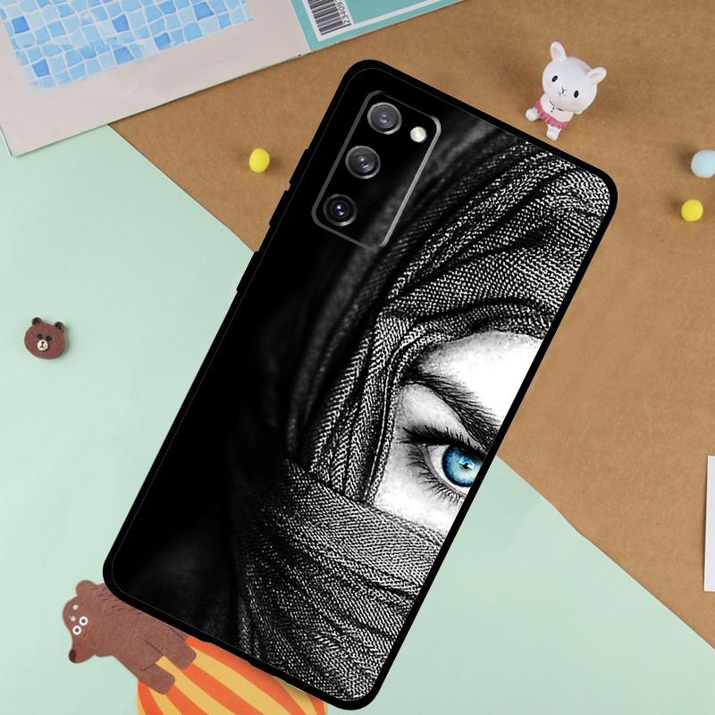 Muslim Islamic Arabic Hijab Girl Soft Case For Samsung Galaxy S25 Ultra S9 S10 S20 S21 S22 S23 S24 Plus S24 FE Funda Cover