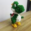 Dinosaur Building Blocks Toys Set: Green Velociraptor and Tyrannosaurus, Embark on Prehistoric Adventures: Perfect Gift