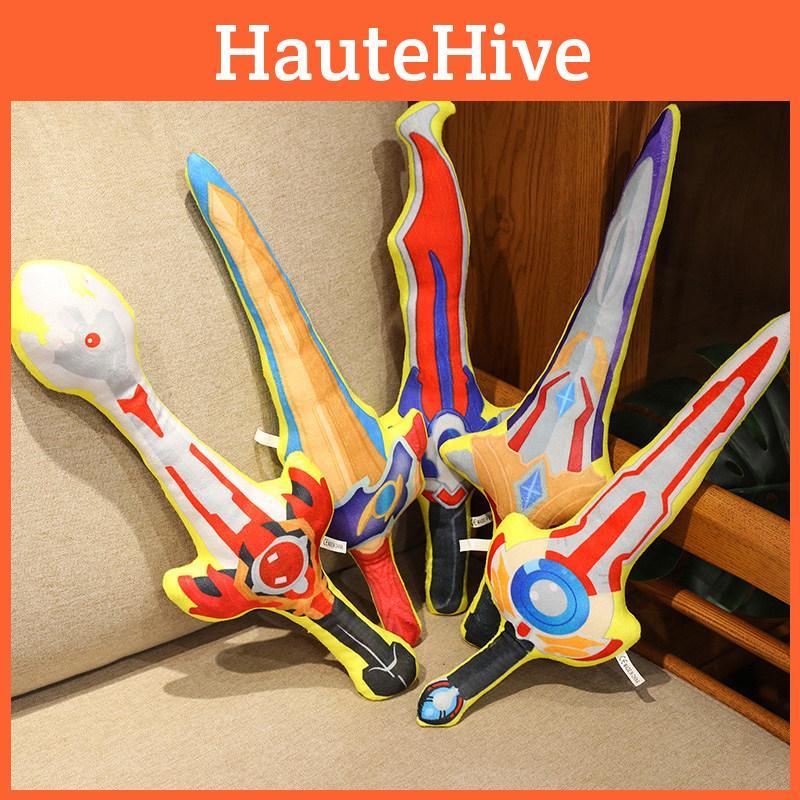 Plush Minecraft Sword Toy Cartoon Stuffed Doll Game Peripheral Decoration Gift