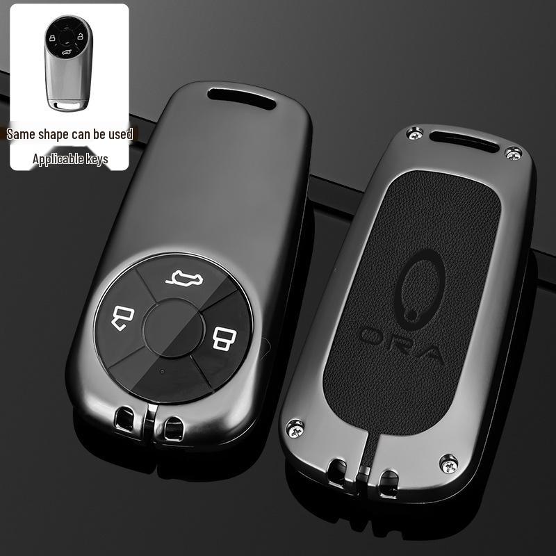 

Applicable Good Cat Key Case for Ballet Cat 2022 Model - Black, White, or Great Wall GT Full Shell Buckle for Men and Women