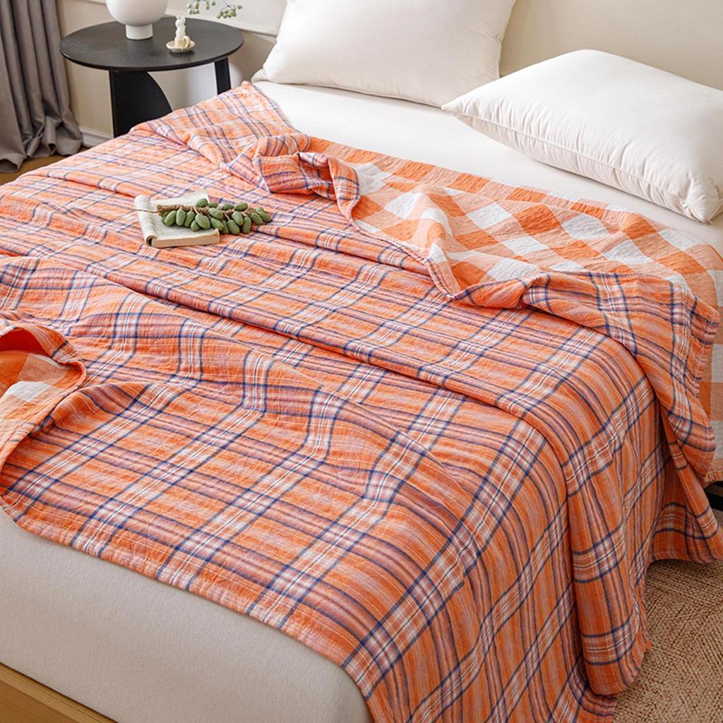 Spring & Summer 100% Cotton Triple-Layer Gauze Cooling Quilt for Home and Office