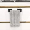 Auto Stick Bathroom Towel Rack 30cm Aluminum Wall Mounted Towel Holders Simple Installs for Kitchens Not Holes Required