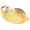 Oval Shape Fruit Tray Gold Decorative Tray Elegant Jewelry Organizer Tray Kitchen Counter