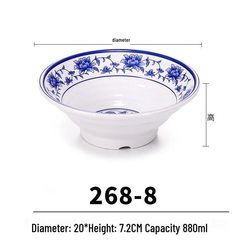 

Melamine Imitation Porcelain Noodle Bowl