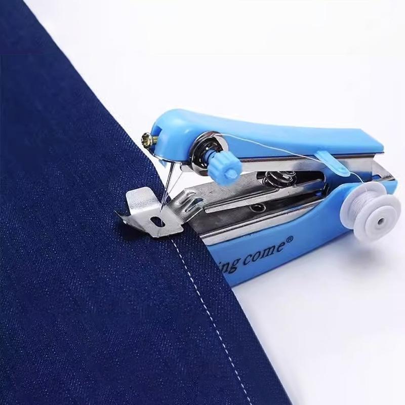 Domowa Ręczna Maszyna do Szycia Przenośna Podróżna Zewnętrzna Ubrania Tkaniny DIY Szycie Narzędzie do Szycia Mini Ręczna Igła do Szycia Maszyna do Robótek Ręcznych