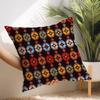 Native Fabric Pattern Pillow Case Short Plush Print Cushion Cover Square Throw Pillow Covers Sofa Home Decor