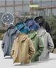 Men's Retro Hooded Thin Ice Silk Sun Protection Jacket - Summer Outdoor Loose-Fit Plus Size