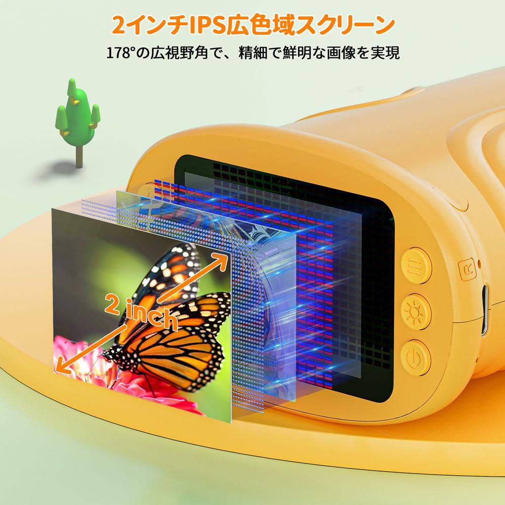 Temodu Kids Screen Educational Science Rechargeable Mini Portable Digital Microscope with 4x Perfect for Birthdays and Christmas Gifts Microscope,