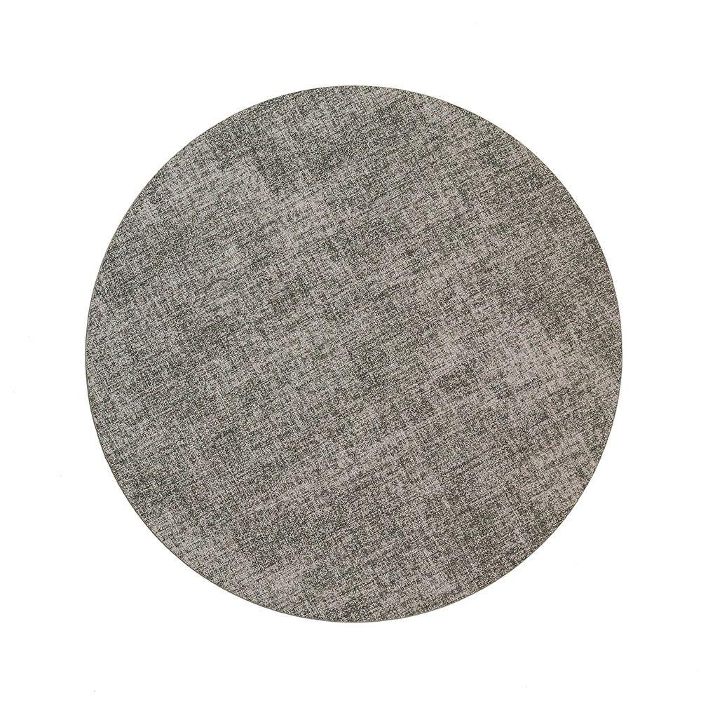 Olejotěsná PVC podložka na stůl 33 cm velká kulatá podložka na prostírání protiskluzová omyvatelná podložka na hrnky hotel