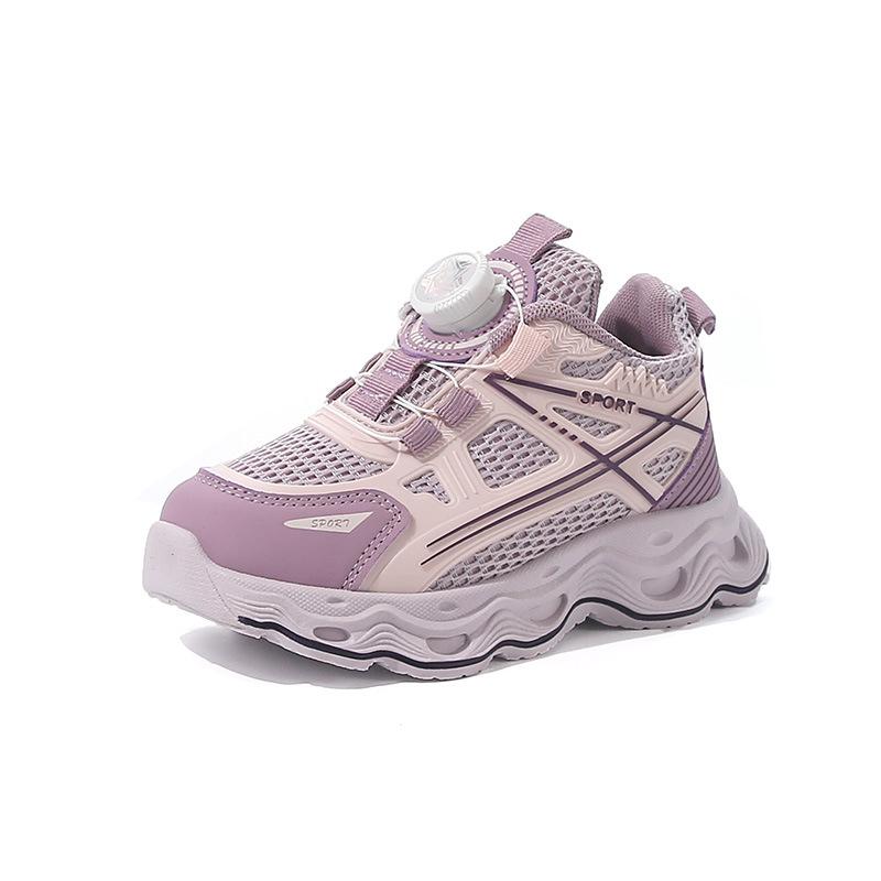 Girls shoes sneakers 2025 autumn new children's mesh breathable dad shoes medium older children non-slip running boy