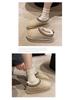 2024 Women's Fleece-Lined Cotton Shoes: Thick-Soled, Comfortable, Home & Outdoor Winter Footwear