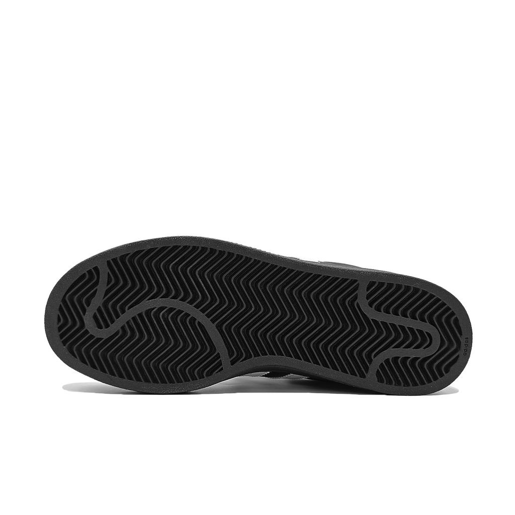 adidas Originals Superstar 2 Gelbe Warnung Dämpfung, Abriebfeste Niedrige Skateboard-Schuhe Unisex Schwarz JI0079(Team499-)