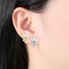 High-End Titanium F136 Internal Thread Cartilage Stud Earring - European & American Trendy Fashion