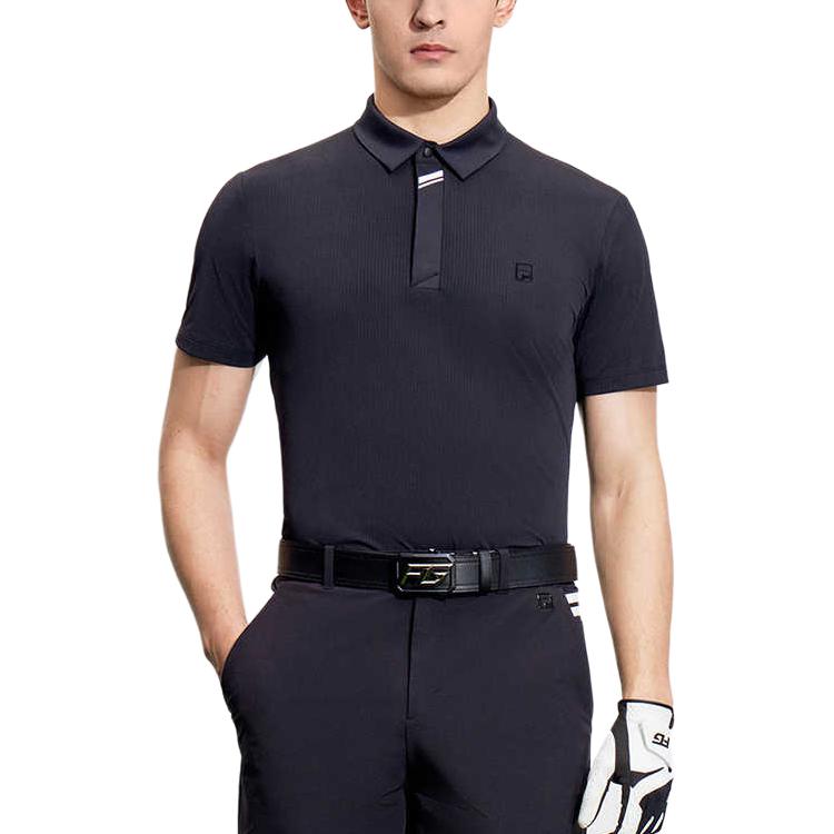 FILA Polo Shirt Men's Pitch Black A11M325125F-BK