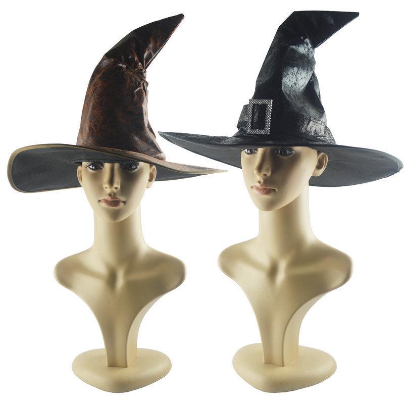 

Witch & Wizard Hat: Vintage Pointed Magician s Cap One Size