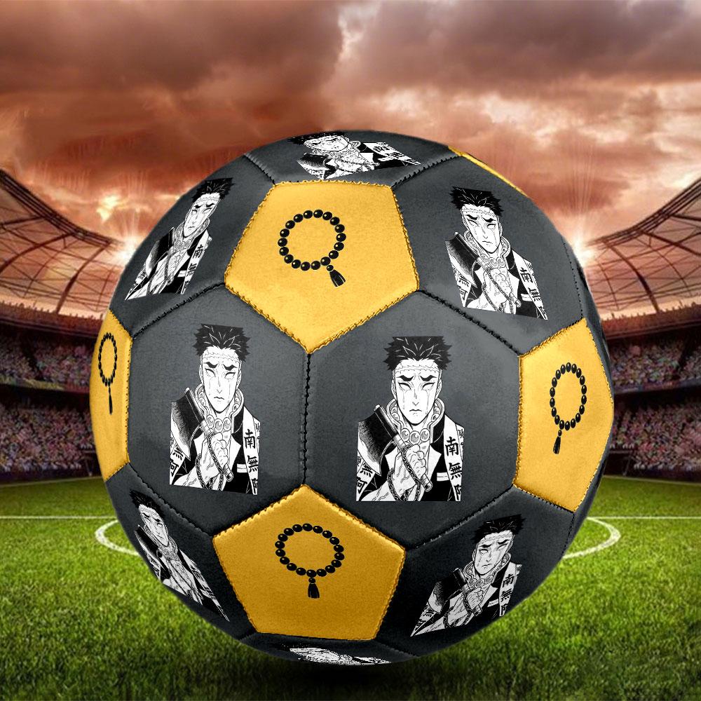 1pc Demon Slayer Kimetsu No Yaiba Soccer Ball Size 5 Indoor Soccer Ball Fashion Colorful Backyard Game - Great For Sports Fans Gift HE26