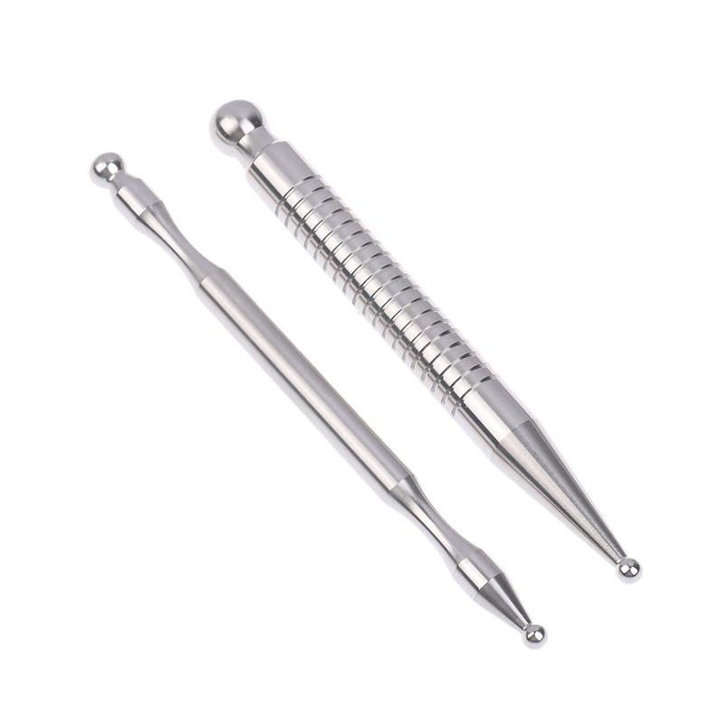 1Pcs Acupuncture Pen, Facial Reflexology Tools Stainless Steel, Trigger Point Massager Tool, Deep Tissue Massage Tool