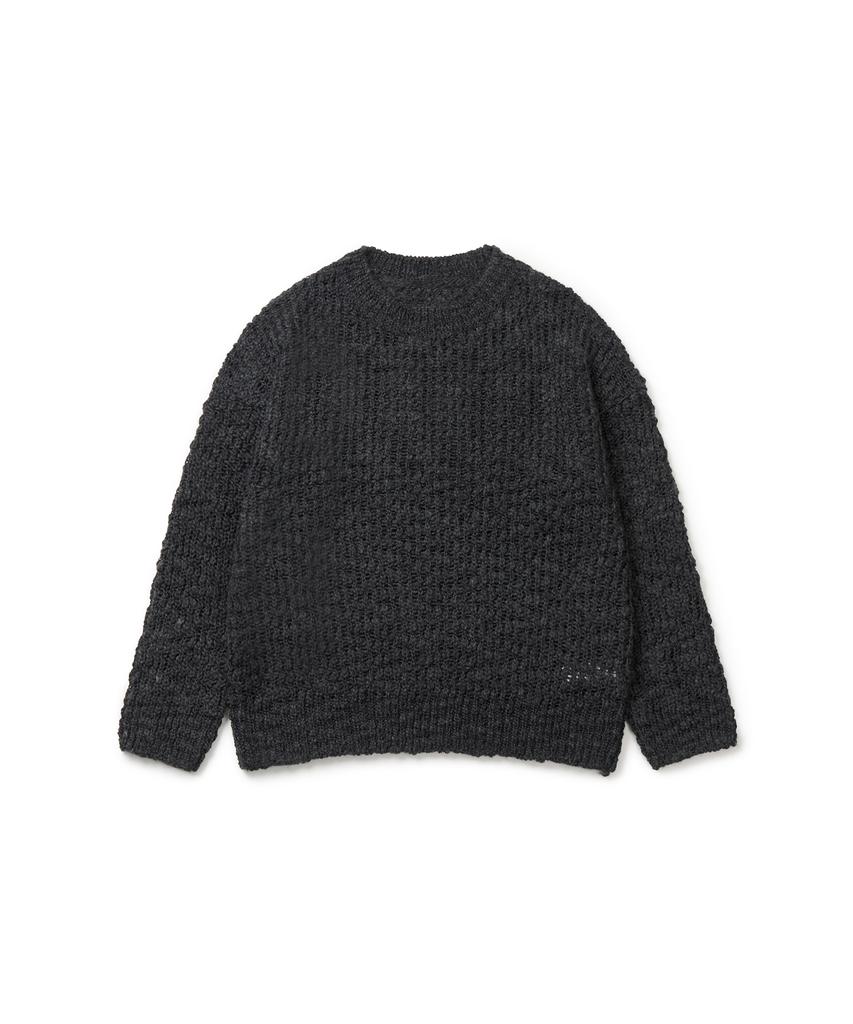 INSTANTFUNK Men'S Loose Fit Round Neck Knit