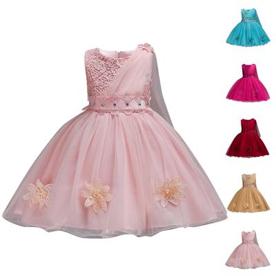Kleinkind Kind Mädchen Spitze Ärmelloses Prinzessin Kleid Party Tüll Kleid Cosplay Kleidung