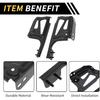 1 Pair Front Bumper Support Bracket for Toyota Tacoma 2016-2021 Left Right Side Bumper Frame Support Retainer Bracket Hold Mount Set No.5327404040