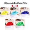 Festive Light-Up Santa Hat for Adults & Kids: Plush, Warm, and Colorful