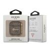 Guess Gua24Gsmw Airpods 1/2 Coverbrązowy/Brown 4G Script Metal Collection