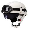 Vintage-Style Open Face Motorcycle Helmet Adults Unisex ABS Half With 3C Certification