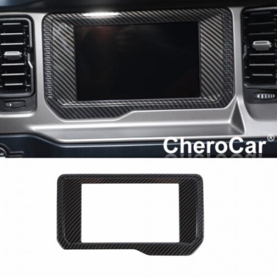 Auto Mittelkonsole GPS Navigationspanel Rahmen Zierleiste Abdeckung Für Ford Bronco -25