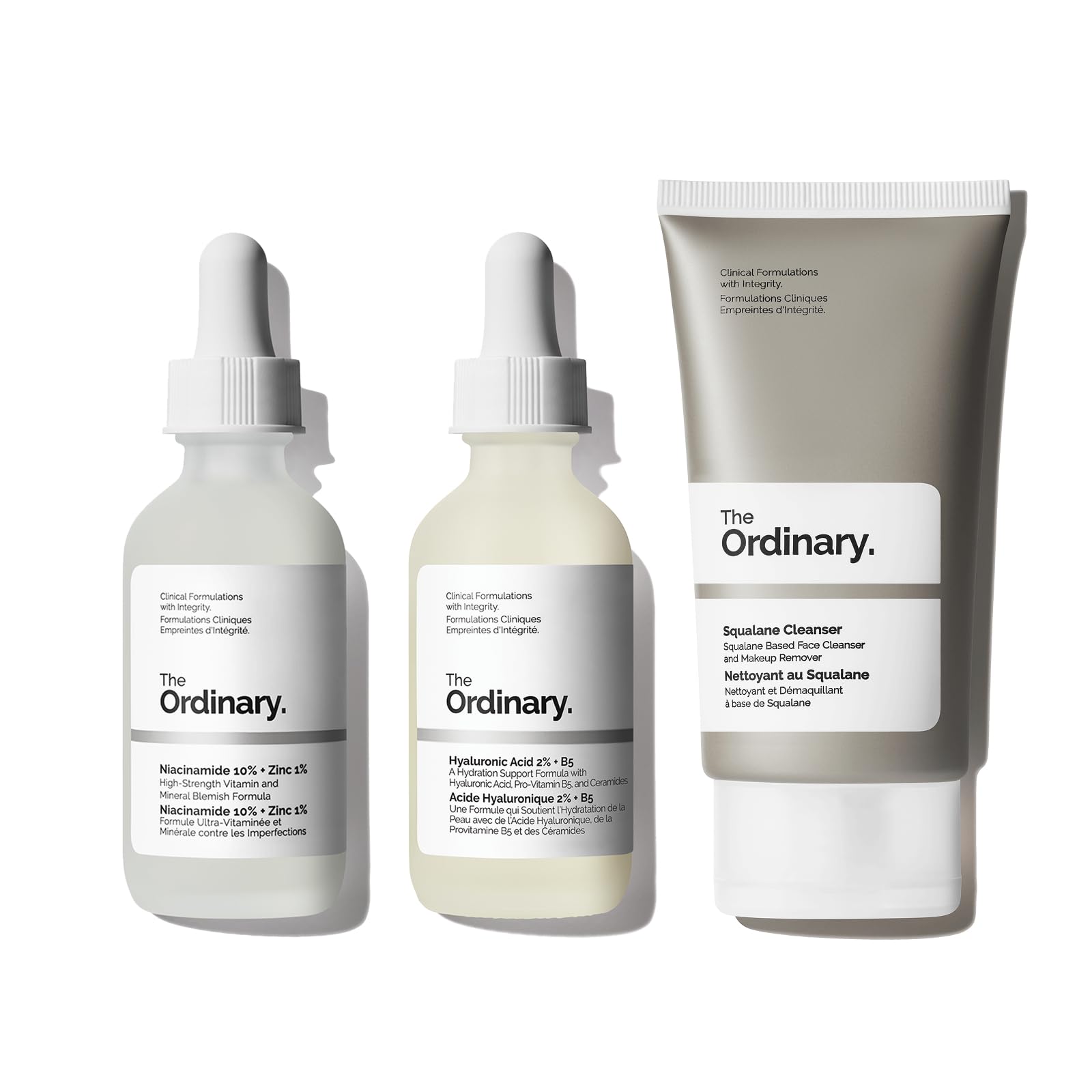 

The Ordinary Набор «Золотая пара» Лимитированная серия Очищающее средство 50 мл Сыворотка Уход за кожей с гиалуроновой кислотой и керамидами для пор Тонкой Чувствительной и Сухой и Идеально как