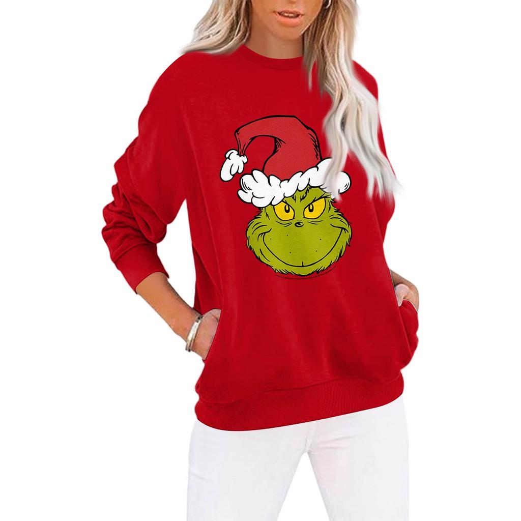 Christmas Sweatshirts For Women Sweater Cute Shirt Fall Pullover Top